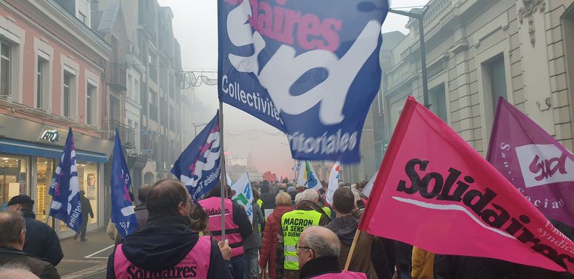 Manifestation du 09 Janvier 2020 à SAINT-QUENTIN (02)