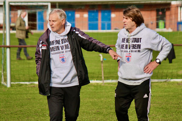 Die Leiter der Fußballschule: Rainer Zobel (l.) und Manni Nitschke 