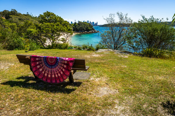 Hermitage Foreshore Walk - Aussicht auf Shark Beach (Nielsen Park)