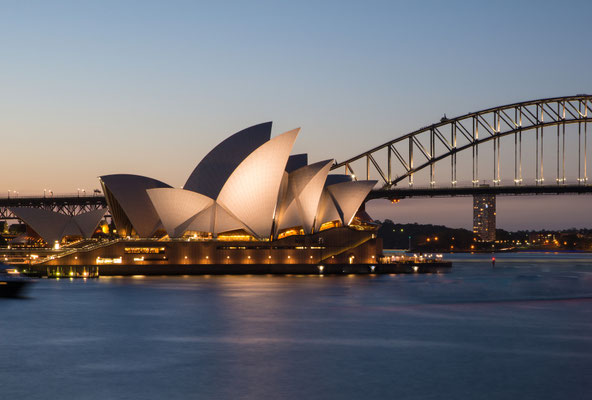 Sunset Mrs Macquaries Chair, Sydney