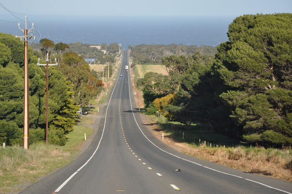 schöne Landschaft vor Cape Jervis