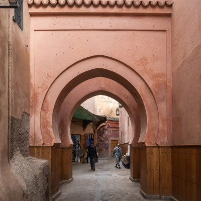 Medersa Ben Youssef / Koranschule - vor dem Eingang