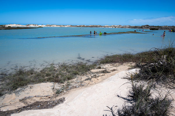 Dampier Peninsula, die Lagune von Coconut Wells