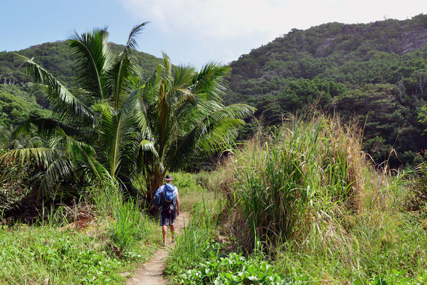 Auf dem Weg zur Petit Anse und Anse Coco