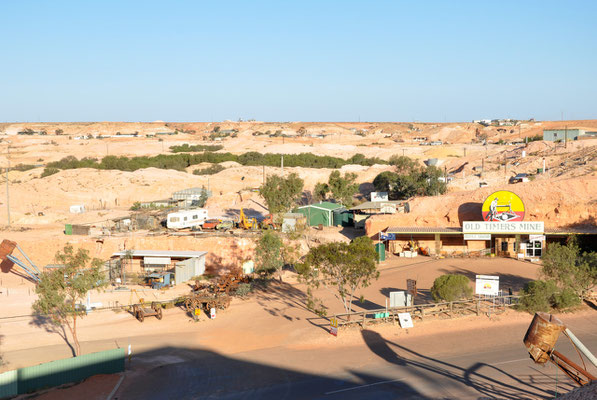 Coober Pedy vom Winch Lookout aus