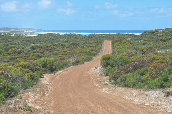 Weg zum Beals Beach