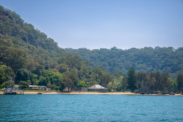 Auf der Fähre zum Kuring-gai National Park 