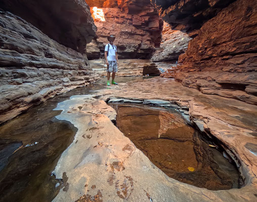 Hancock Gorge, Karijini Nationalpark - Kermits Pool