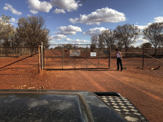 Gate nach Sheep Creek