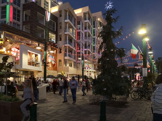 Little Italy, San Diego - Tree Lighting & Christmas Village - W Date Street