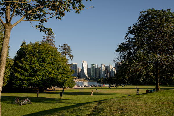 Stalnely Park, Brockton - Sicht zur Skyline