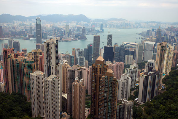 Aussicht vom Hongkong Peak