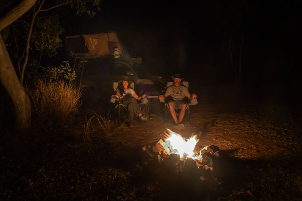 Terry Smith Lookout - Free Camp - Campfire, unser Übernachtungsplatz