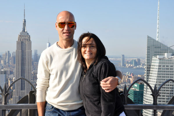 Auf dem Rockefeller Center - Top of the Rocks