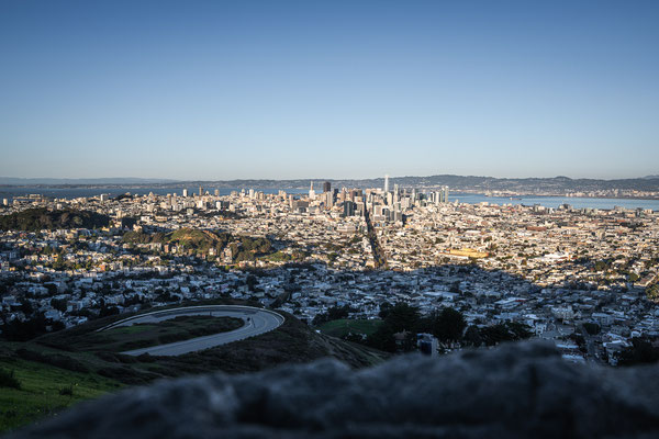 Twin Peaks - Aussicht auf San Francisco