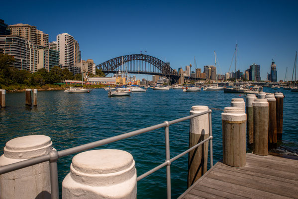 Lavender Bay - Aussicht zur Harbour Bridge