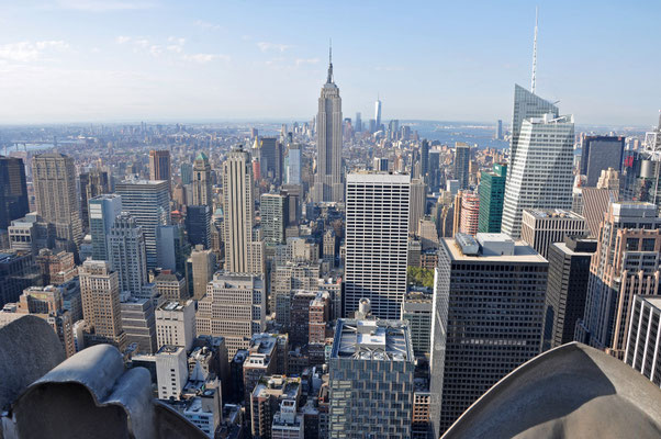 Auf dem Rockefeller Center - Top of the Rocks