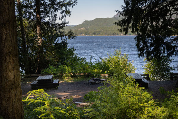 von Port McNeill nach Campbell River - Robert Lake, Picknickplatz