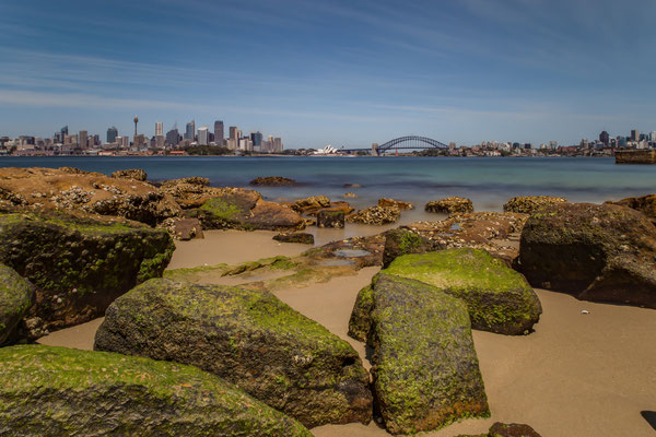 Skyline Sydney - Aussicht von Breadley's Head (Atoll Beach)