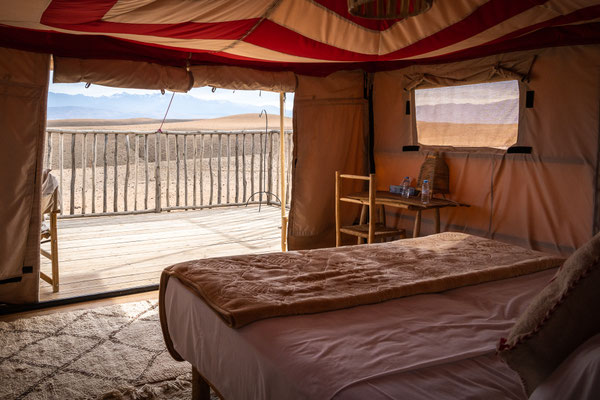 'Nkhila Lodge' - unser Luxus-Zelt