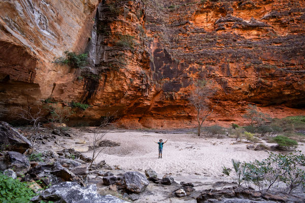 Purnululu Nationalpark, Südteil - Amphitheater am Ende des Whip Snake Walk
