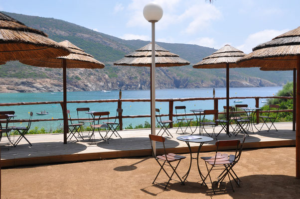 2010 - Camping 'Plage d'Arone', Sicht vom Restaurant