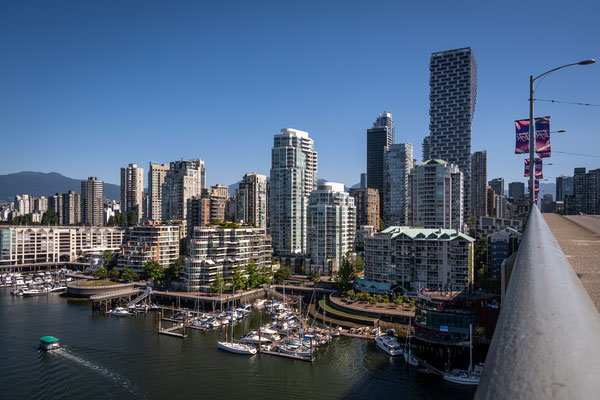 Granville Bridge - Sicht nach Hornby und Downtown