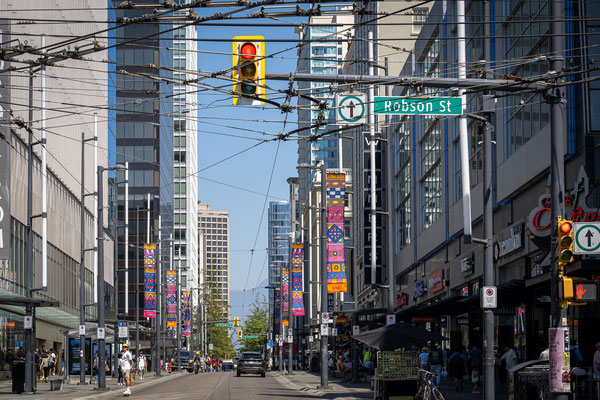 Ecke Robson St / Granville St