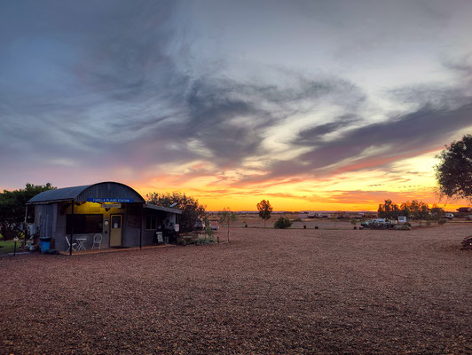 Cheela Plains Station - Sonnenuntergang in der Pilbara