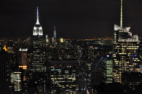 Aussicht vom Rockefeller Center - Top of The Rocks
