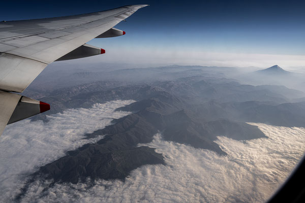 Flug über Iran - Elburs-Gebirge