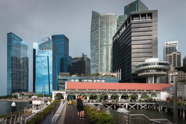 Marina Bay - Gewitterstimmung am Morgen