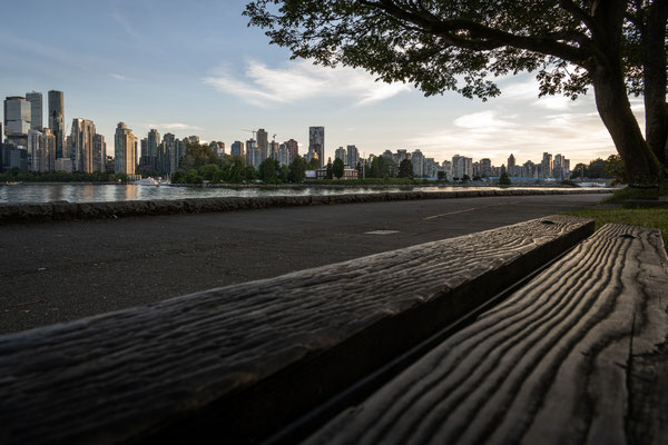 Aussicht - Sunset vom Hallelujah Point, Stanley Park