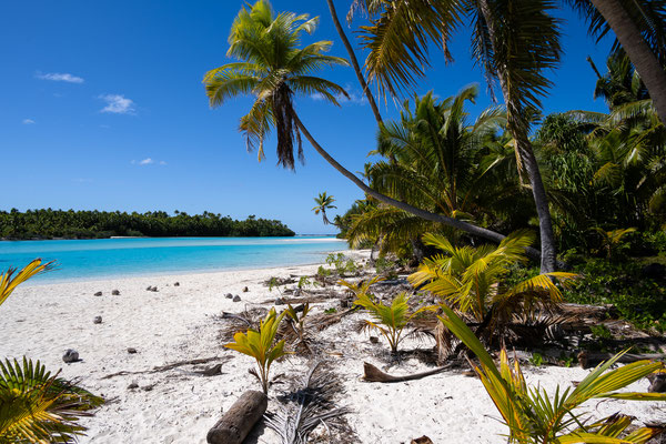 Aitutaki Lagoon - One Foot Island - Südseestrand pur
