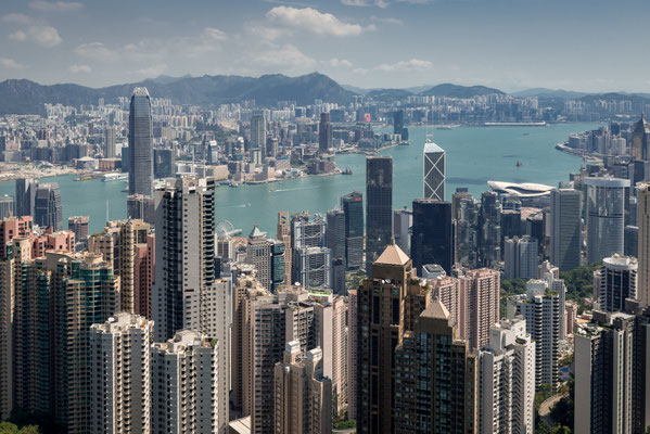 Victoria Peak - Aussicht über Hong Kong
