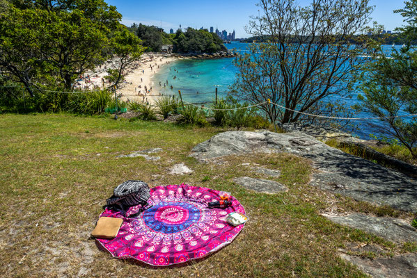 Hermitage Foreshore Walk - Aussicht auf Shark Beach (Nielsen Park)