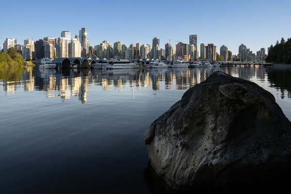 Stanley Park - Sicht zur Skyline