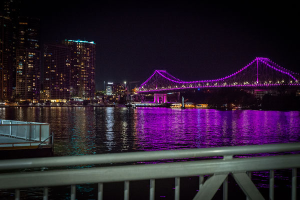Story Bridge - Aussicht von Eagle Street Ferry Terminal