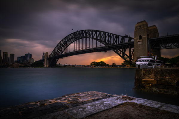 Sunset Kirribilli Boardwalk