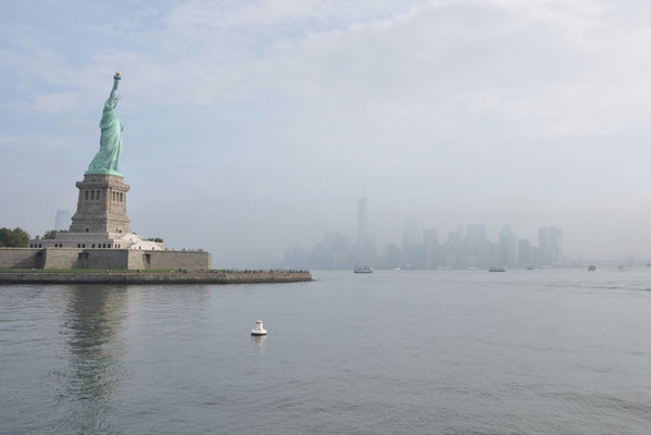 Von der Fähre aus: Lady Liberty