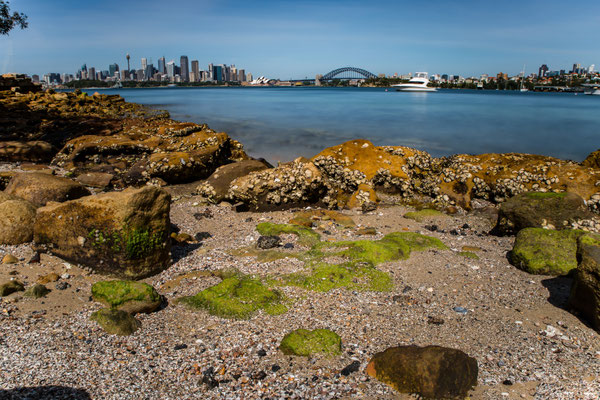 Skyline Sydney - Aussicht von Breadley's Head (Atoll Beach)