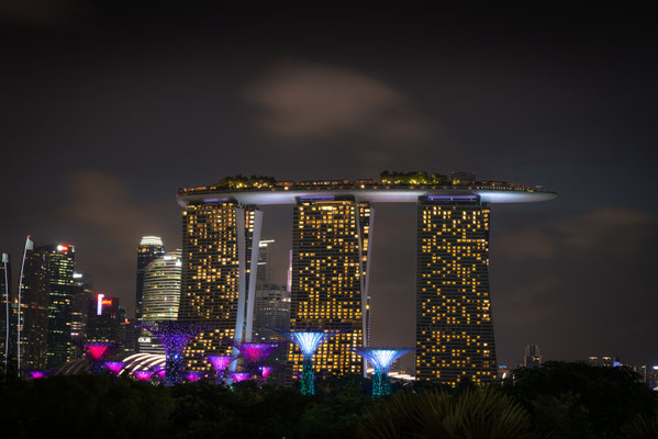 Marina Barrage - Aussicht zur City