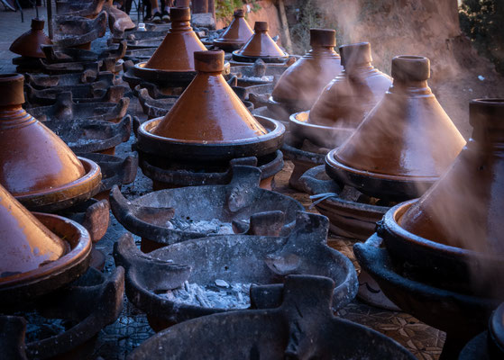 Marrakesch - Cascades d'Ouzoud - das Restaurant