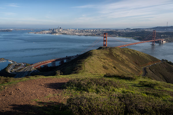 Slacker Hill - Aussicht über die San Francisco Bay