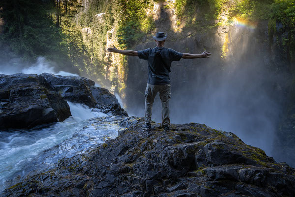 Elk River Provincial Park - Rundwanderung, Elk Falls