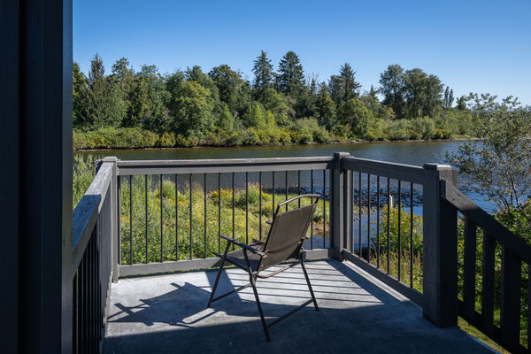 Campbell River Lodge - Aussicht von der Veranda