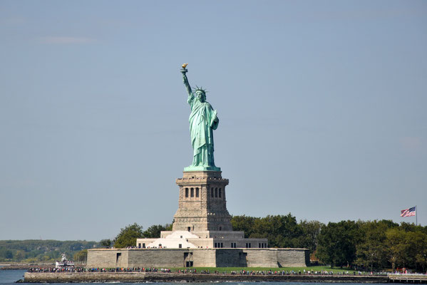 Freiheitsstatue von der Staten Island Ferry aus