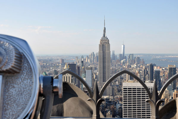 Auf dem Rockefeller Center - Top of the Rocks