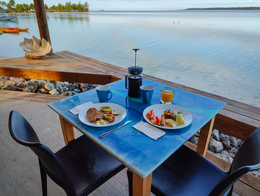 'Blue Lagoon Restaurant & Bar' Frühstück 