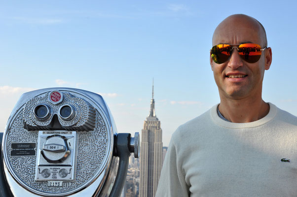 Auf dem Rockefeller Center - Top of the Rocks